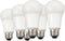 TCP 100 Watt LED Light Bulbs, Energy Efficient 14W, A19 Lamp E26 Base, Non-Dimmable, 5000K, 6 Pack