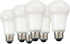TCP 100 Watt LED Light Bulbs, Energy Efficient 14W, A19 Lamp E26 Base, Non-Dimmable, 5000K, 6 Pack