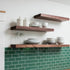 2 Inch 150 LB 3/4 Inch Floating Shelf Bracket Pair - Hidden Shelf Brackets, Weight Capacity, Supports Wall Mounted