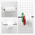 Extendable Paper Towel Holder for Pegboard, Fits Any Standard Pegboard, Organization Accessory Hook for Workshop,