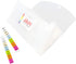 JAM PAPER Accordion Folders, 13 Pocket Plastic Expanding File, Check Size, Clear, Sold Individually