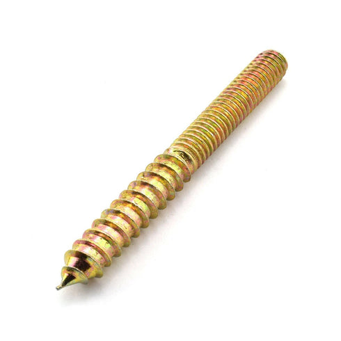 8 Pack 5/16-18 x 3 Inch Hanger Bolts, Double Headed Self-Tapping Screws for Furniture