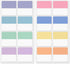 Mr. Pen Sticky Index Tabs, 240 Pcs, Pastel Sticky Tabs for Notebooks, Page Markers, and Binders