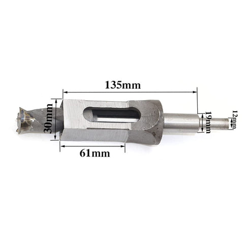 Square Hole Drill Bit, 1 Pcs Woodworking Mortiser Square Drill Bits, Spiral Drill Bits Kits for Mortise Press