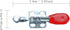 4PCS Toggle Clamp 201A Hand Tool, 60 lbs / 27kg Holding Capacity, Antislip Horizontal Quick Release Tool