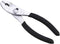 Edward Tools Slip Joint Pliers 6 - Heavy Duty Carbon Steel with Rubber Grip Handle - Fine Grip Teeth in front and Coarse teeth in back - Rust resistant finish (1) by Edward Tools