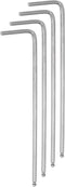 4pcs Ball End Hex Key Wrench, 2mm L-Shape Long Arm Hexagon Metric Wrenches for Home Repair