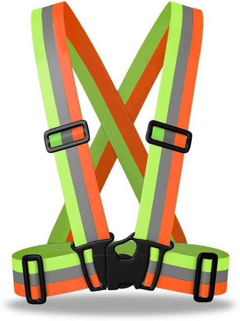 zojo Reflective Vest | Lightweight, Adjustable & Elastic | Safety for Running, Jogging, Cycling