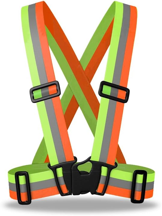 zojo Reflective Vest | Lightweight, Adjustable & Elastic | Safety for Running, Jogging, Cycling