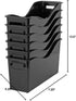 Really Good Stuff Easy Carry Book and Binder Holder, Set of 6, Black