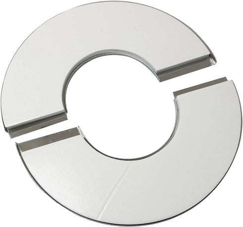 2pcs Stainless Steel Wall Split Flange, Round Escutcheon Plate Wall-mounted Water Pipe Cover for 22mm Diameter Pipe