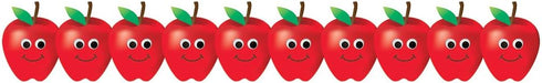 Hygloss Products Happy Apples Die-Cut Bulletin Board Border, 12 Pack (33646) by Hygloss