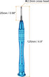 Precision Phillips Screwdriver 2.0x25mm Magnetic Cross Head Mini Pen Style Screw Driver with Non-slip Handle for Eyeglasses Watch Laptop Electronic, Blue