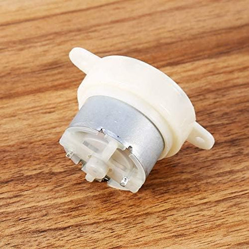 12v DC High Torque Slow Speed Electric Motor, 3 RPM, 4mm Shaft Diameter Micro Mute Motor