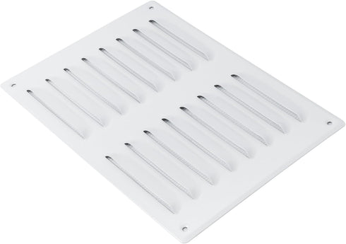 Vent Systems 10" x 7.5" Inch White Air Vent Cover, Metal Air Return Grill with Mesh