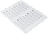 Vent Systems 10" x 7.5" Inch White Air Vent Cover, Metal Air Return Grill with Mesh