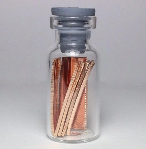 99.9% 29 Copper Metal Strips/Electrode Pure Element Cu Chemistry Sample Strips - Science experiment - Chemistry kit