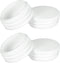 uxcell 1-3/4(45mm) Round Plastic Plug, 4 Pcs White Pipe Tubing End Cap