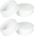 uxcell 1-3/4(45mm) Round Plastic Plug, 4 Pcs White Pipe Tubing End Cap