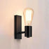 Bulb ABOOFAN Retro Iron Wall Sconce Bedside Wall Light for Living Room Fixture Without