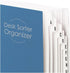 Smead Desk File/Sorter, Alphabetic (A-Z) with 20 Dividers, Letter Size, Dark Blue