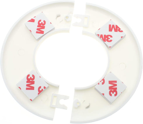 FDXGYH 2 Pcs ID 2.0 Inch ABS Wall Split Flange, Self-Adhesive Round Escutcheon Plate Cover for Faucet