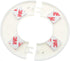 FDXGYH 2 Pcs ID 2.0 Inch ABS Wall Split Flange, Self-Adhesive Round Escutcheon Plate Cover for Faucet