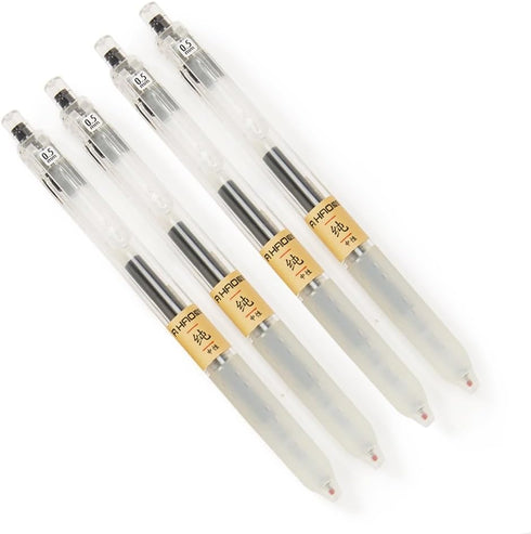 czxwyst X97 Retractable Gel Ink Pens, 0.5mm Fine Point, Black Color, 12-Pack