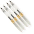 czxwyst X97 Retractable Gel Ink Pens, 0.5mm Fine Point, Black Color, 12-Pack