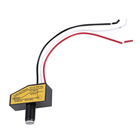 12V 48V DC Photocell Light Sensor to Mini Dusk to Dawn Switching Sensor for Outdoor Security Lighting Automation