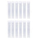 Honbay 12pcs 10ml Plastic Test Tubes, Screw Cap Vial Container with White Seal Cap