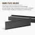 Lenink 6 Pack Name Plate Holder, Office Door Adhesive Wall Mount for Meeting Room, Business Department (8” X 2”, Black)