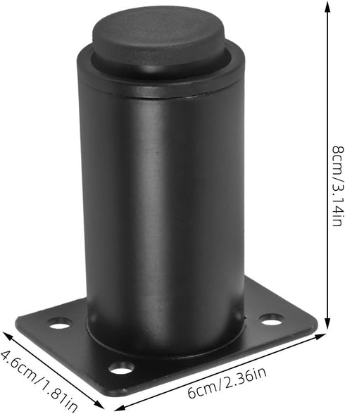 Luxshiny Adjustable Height Metal Table Leg Support for Office Furniture Heavy Duty Replacement Furniture Feet