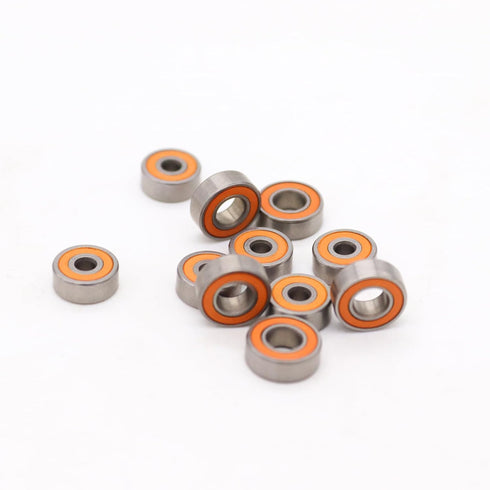 2PCS/set Ceramic Bearing SMR115-2RS CB (5X11X4mm) & S623-2RS CB (3x10x4mm) Stainless Steel Hybrid Ball Bearing
