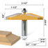 1/2 3-1/2-Inch Bevel Raised Panel Router Bits Shank for Cabinet Door, Diameter, Shaker Raised Cabinet Door Making Frame