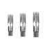 1/16", 1/8", 1/4" NPT Pipe Tap Set, 3Pcs Carbon Steel Cutting Tools for Mechanics DIY Thread Cutting