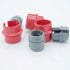 50 Pcs 1/2 and 3/4 Inch Non-Metallic Cable Connectors, Snap Style for Single and Two Cables