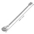 Lab Spoon RLECS 2PCS Extended 30cm/11.8 inch Stainless Steel Sampling Spoons, 2 in 1 Lab Spatula, Lab Spoon Spatula, Laboratory Sampling Spoon Mixing Spatula, Reagent Sampling Spoon