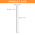 uxcell 5Pcs Compression Spring, Wire Diameter 0.012", 304 Stainless Steel Coil Mechanical Spring, Silver
