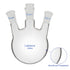 4 Neck Round Bottom Flask RBF, Heavy Wall Borosilicate Glass, 1000 ml, 4 Bevel Necks, 24/40 Joint