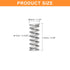 uxcell 5Pcs Compression Spring, Wire Diameter 0.039", OD 0.24", 304 Stainless Steel Coil Mechanical Compressed Spring