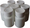 50PCS White Empty Solid Plastic Bottle Case Holder, Container Vials Box with Screw Cap for Powder Sample Storage