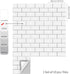 Floor Wall Tile Transfers Sticker: Peel & Stick Vinyl Splashback Tile Decals for Home Decor, 10 Pcs, Black Line