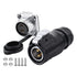 CNLINKO LP20 Series IP68 Waterproof Connector, 20A 500V 2pin Male and Female LED Outdoor Power Connector (2 pin)
