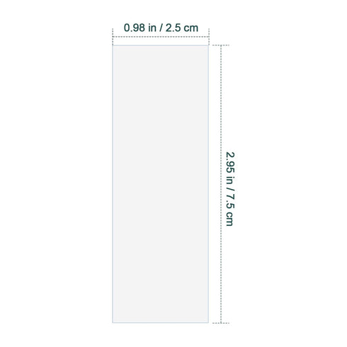 100pcs 75 25 mm Luxshiny Microscope Slides Kit Plastic Blank Slides for Boys and Girls Lab Science Education Supplies