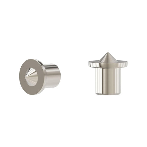 8PCS Drill Center for Dowel and Tenon, Chrome Plated Steel Woodworking Doweling Centering Transfer Plugs