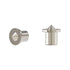8PCS Drill Center for Dowel and Tenon, Chrome Plated Steel Woodworking Doweling Centering Transfer Plugs