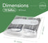 10 24" 24" (30 Count) Seal Fresh Gallon Large Plastic Storage Bags x Reusuable XXL Extra Large Heavy Duty Clear Jumbo