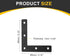 15Pcs 3.15"x3.15" (80x80mm, uxcell L-Shaped Brackets Corner Brace, Corner Bracket Shelf Bracket Right Angle Brackets