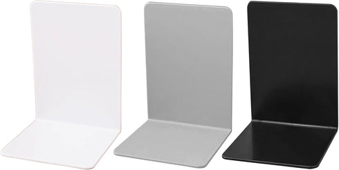 ZIRANU Simple Bookends L-Shaped Bookends Book Stoppers Desk Bookshelf Book Holders Shelf Book End for Library Bedroom